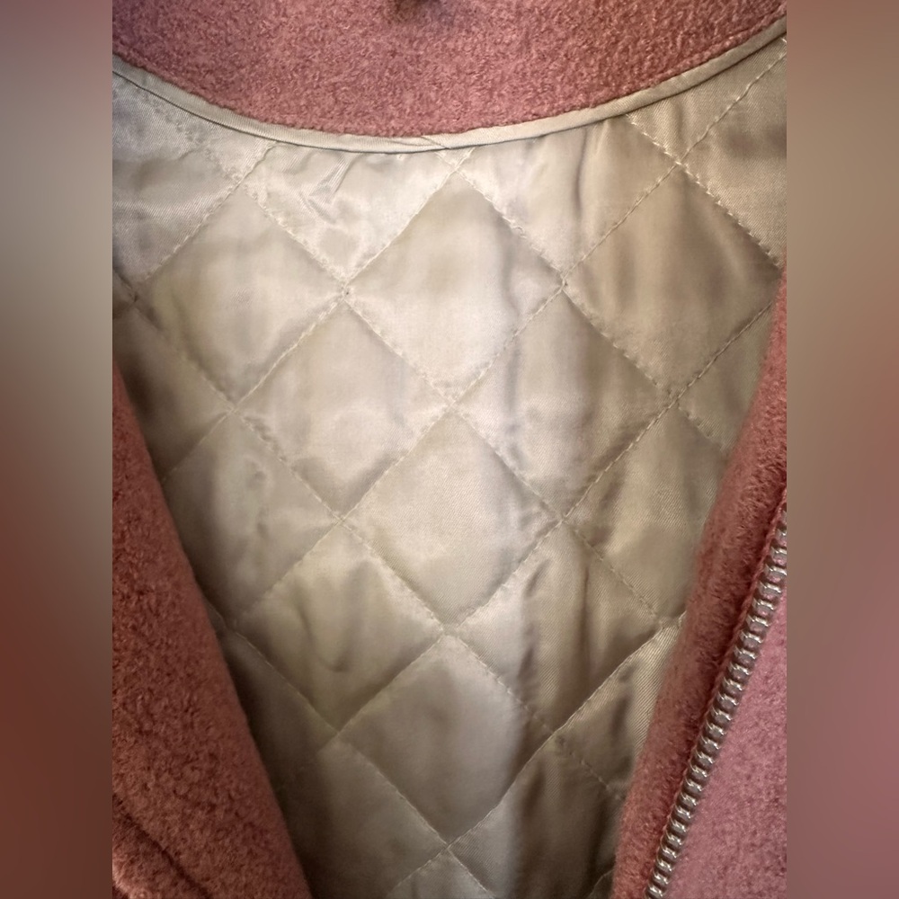 rag & bone Elle Zip Front Wool Bomber Jacket. Sz L - Picture 3 of 10